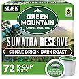 Green Mountain Coffee Roasters Sumatra Reserve Keurig Single-Serve K-Cup pods, Dark Roast Coffee, 72 Count