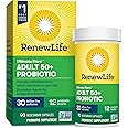 Renew Life Adult Probiotic - Ultimate Flora Adult 50+ Probiotic Supplement - Shelf Stable, Gluten, Dairy & Soy Free - 30 Bill