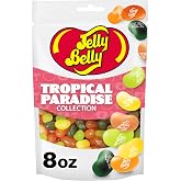 Jelly Belly Tropical Paradise Jelly Bean Collection - 8 oz Pouch Bag - Genuine, Official, Straight from the Source