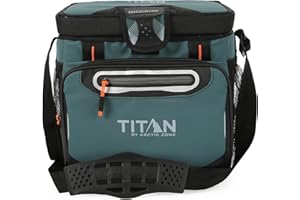 Titan by Arctic Zone Deep Freeze Cooler - Zipperless Hardbody Cooler - Deep Freeze Insulation, HardBody Liner, and SmartShelf