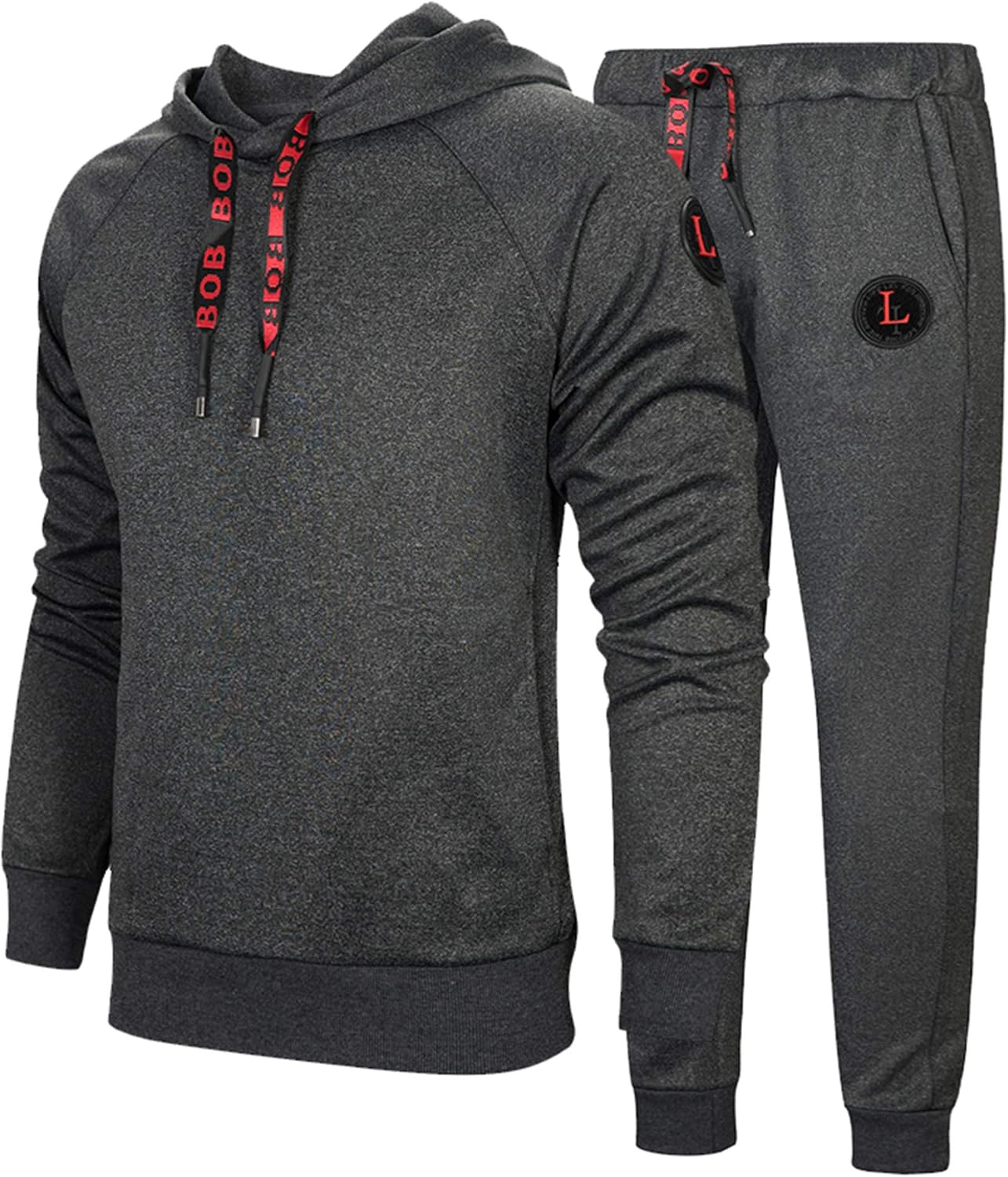 MACHLAB Men's Activewear Sports Jogging Sweat Suits Running