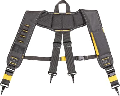 DEWALT DWST40901-1 Pro Suspenders 1680D Fabric Tool Rig Belt Pouch