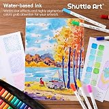 Shuttle Art Dual Tip Brush Pens 70 Colours Fine and Brush Markers Set view 6