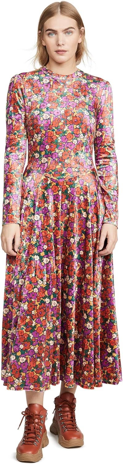 free people red velvet dress