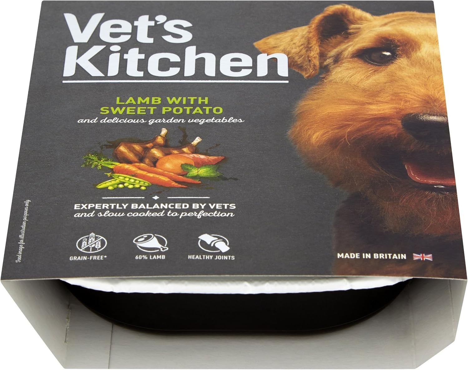Vet's Kitchen Wet Dog Food Grain Free Lamb with Sweet Potato, 10 x 395g, clear, 3.95 kg (Pack of 1) - Image 3