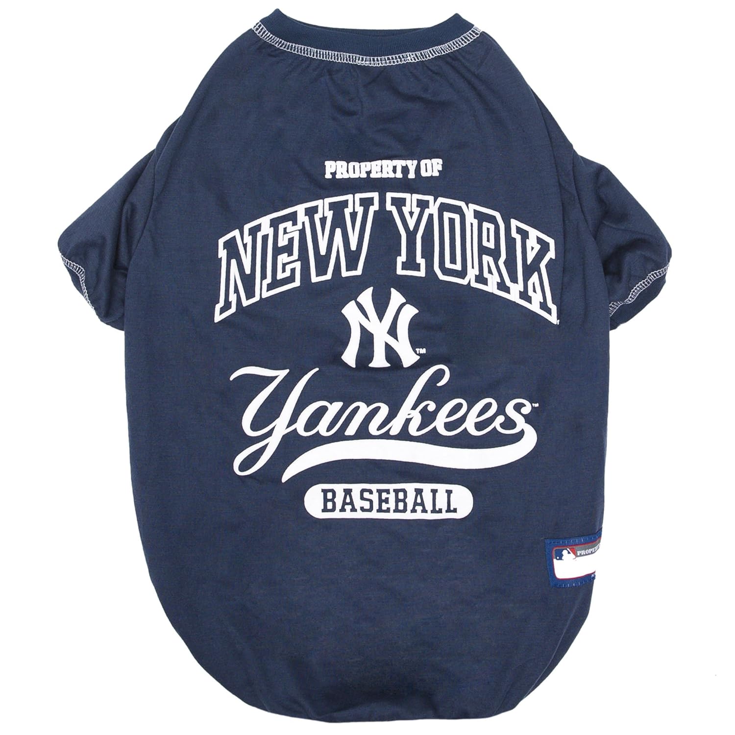 MLB New York Yankees Dog TShirt, XLarge. Licensed Shirt for Pets