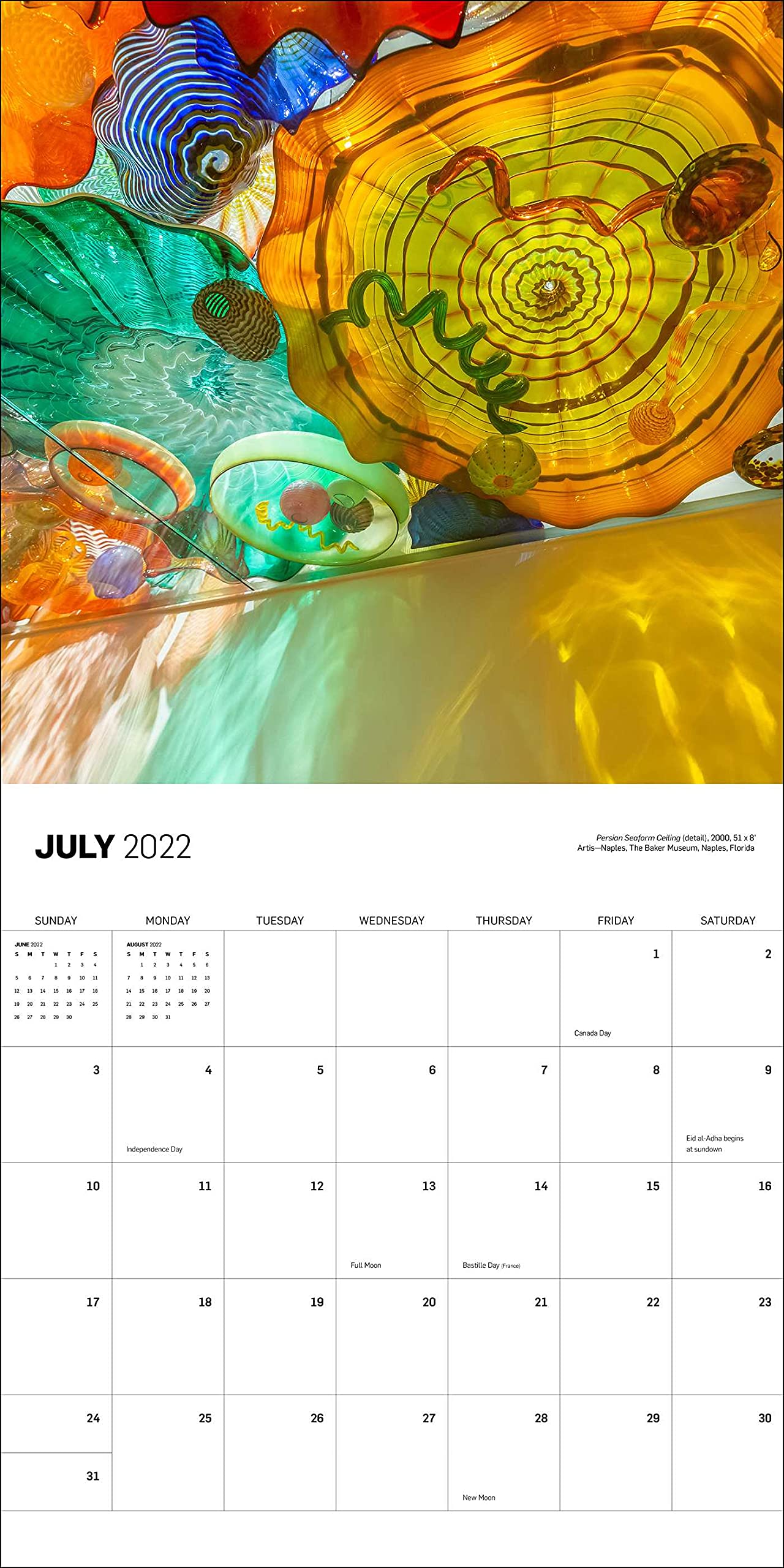 Amazon.com: Chihuly 2022 Wall Calendar: 9781419756023: Chihuly, Dale: Books