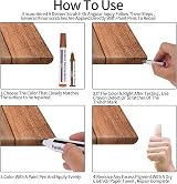 LJHOME 21Pcs Furniture Repair Kit Wood Filler Markers Wax Sticks Sharpeners view 4