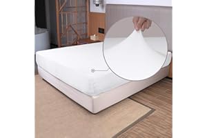 N&Y HOME Stretch Twin Fitted Sheet Only - 4-Way Stretchy Jersey Knit RV Camper Bunk Bed Sheets, Snug Fit as Futon Mattress Sheet or Fitted Daybed Cover, Non Slipping, Soft & Comfortable - White, Twin