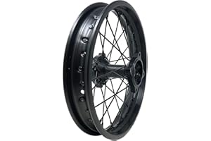 MYK MOTORCYCLE PARTS MYK Wheel Rim Rear 1.85x14" fits tire 90/100-14, Compatible with Tao Tao DB17 and many other models Dirt Bike Off Road Motorcycles 125cc