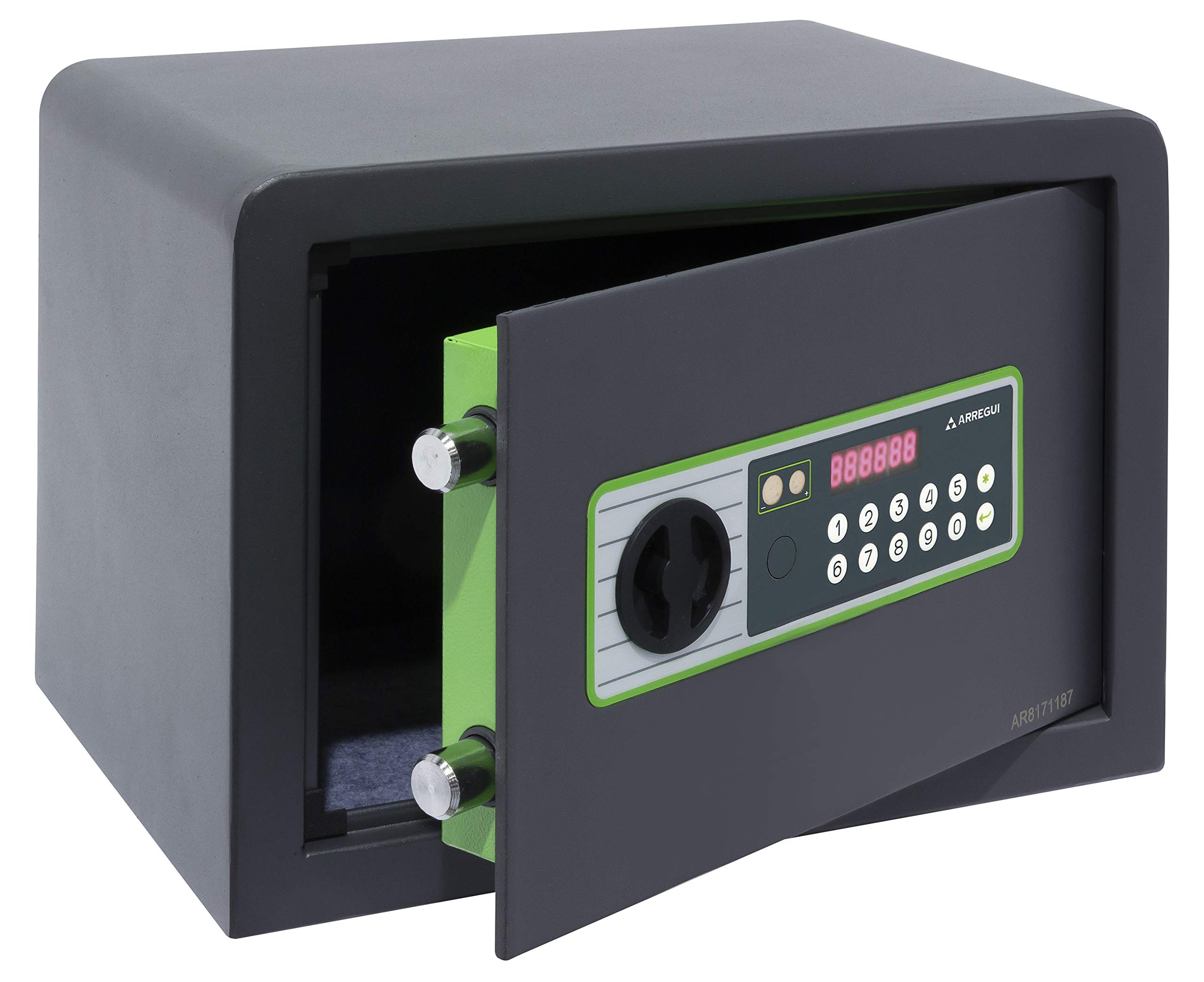 Arregui Supra 240120 Electronic Safe Box, 17.5 L, 25 x 35 x 25 cm