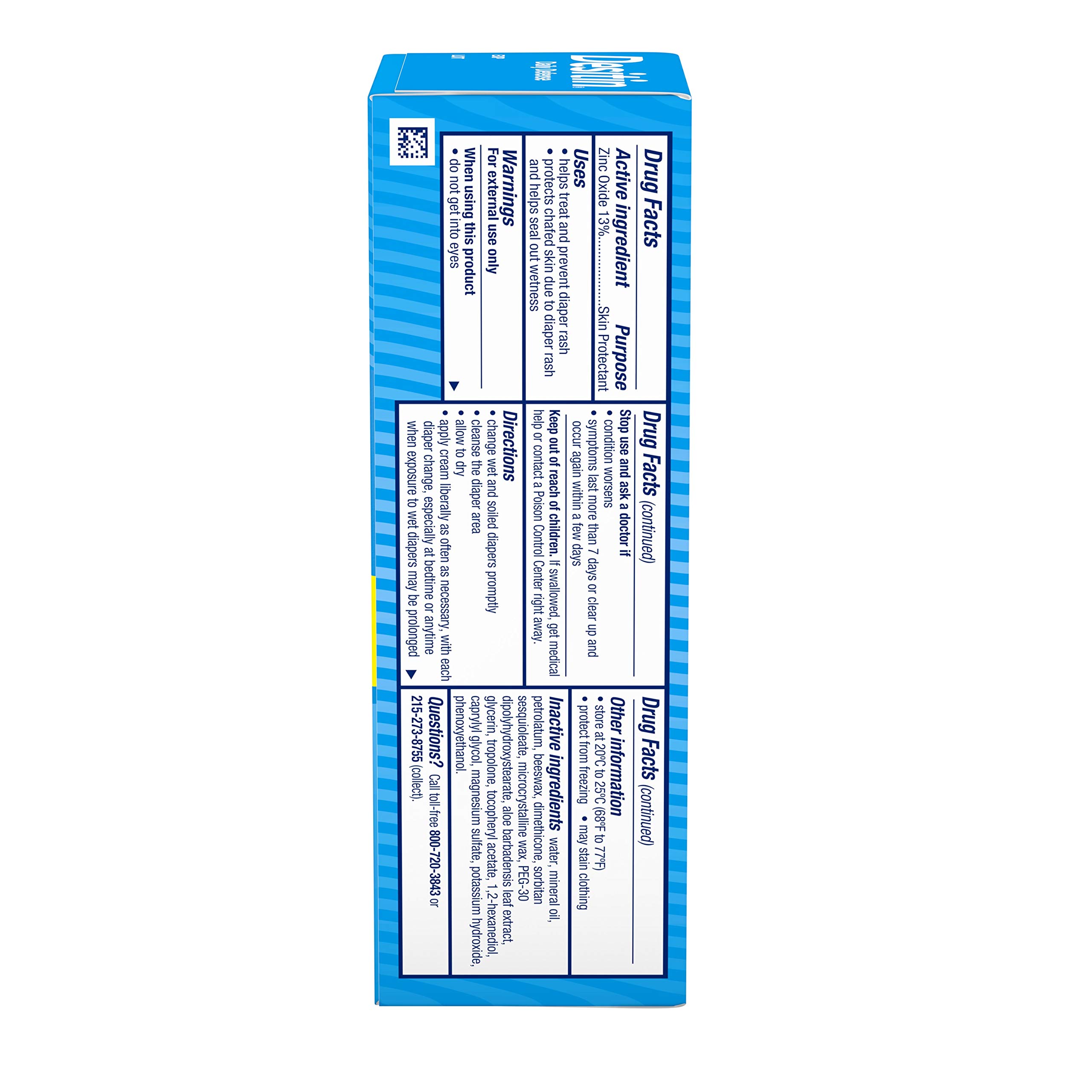 Desitin Daily Defense Baby Diaper Rash Cream with Zinc Oxide to Treat