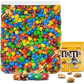 M&amp;M Peanut Milk Chocolate Candy, Party Size 36.8oz (2.3Lb) Resealable Bulk Bag - Roasted Peanut and Gourmet Milk Chocolate Covered Nuts, Sweet Snacks for Parties, Office, Baking, Movie Night, Holiday Gift Baskets.