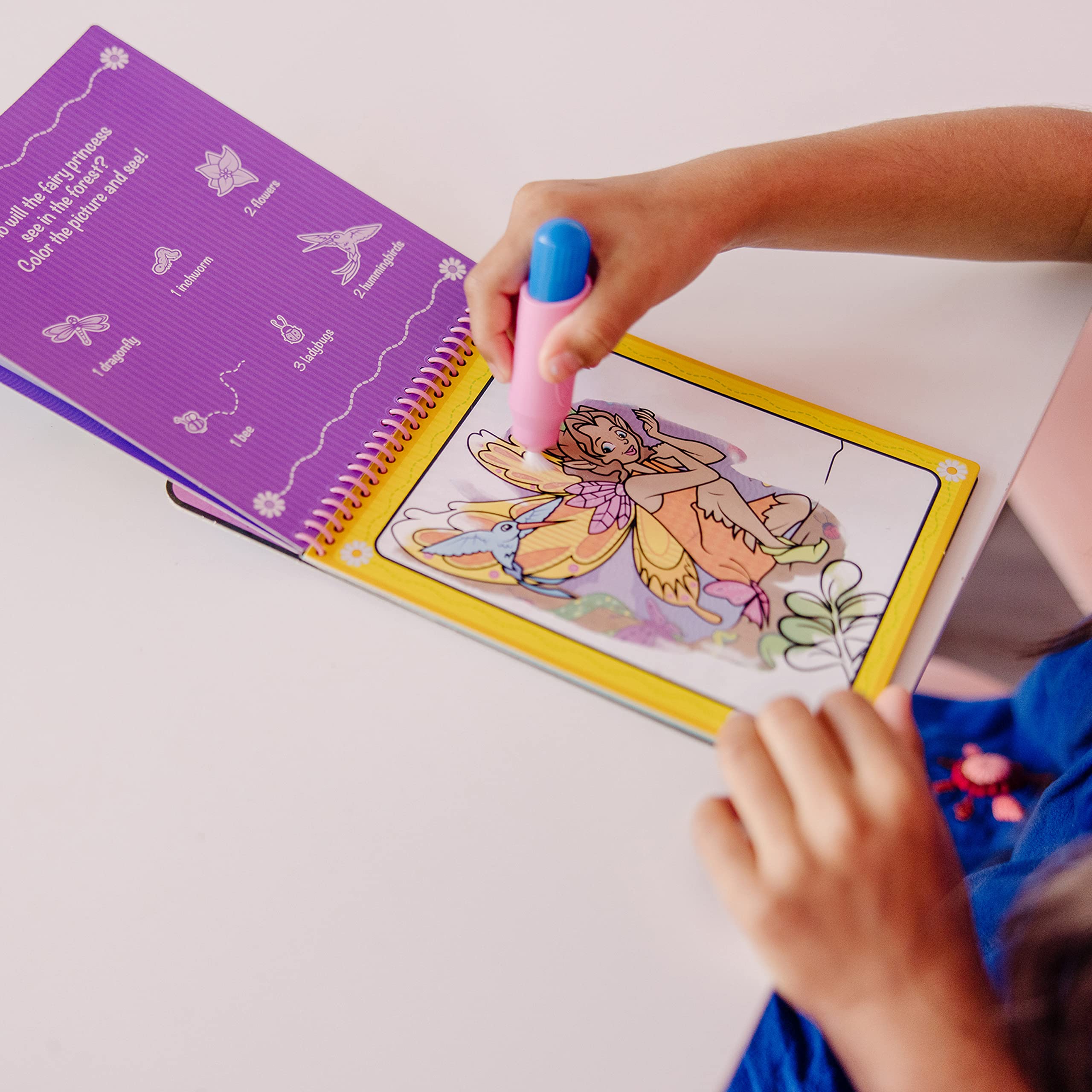 Melissa & Doug On The Go Water Wow! Reusable Water-Reveal Activity Pads, 3-pk, Colors and Shapes, Fairy Tales, Animals