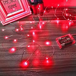 Ariceleo Led Fairy Lights Battery Operated, 2 Packs
