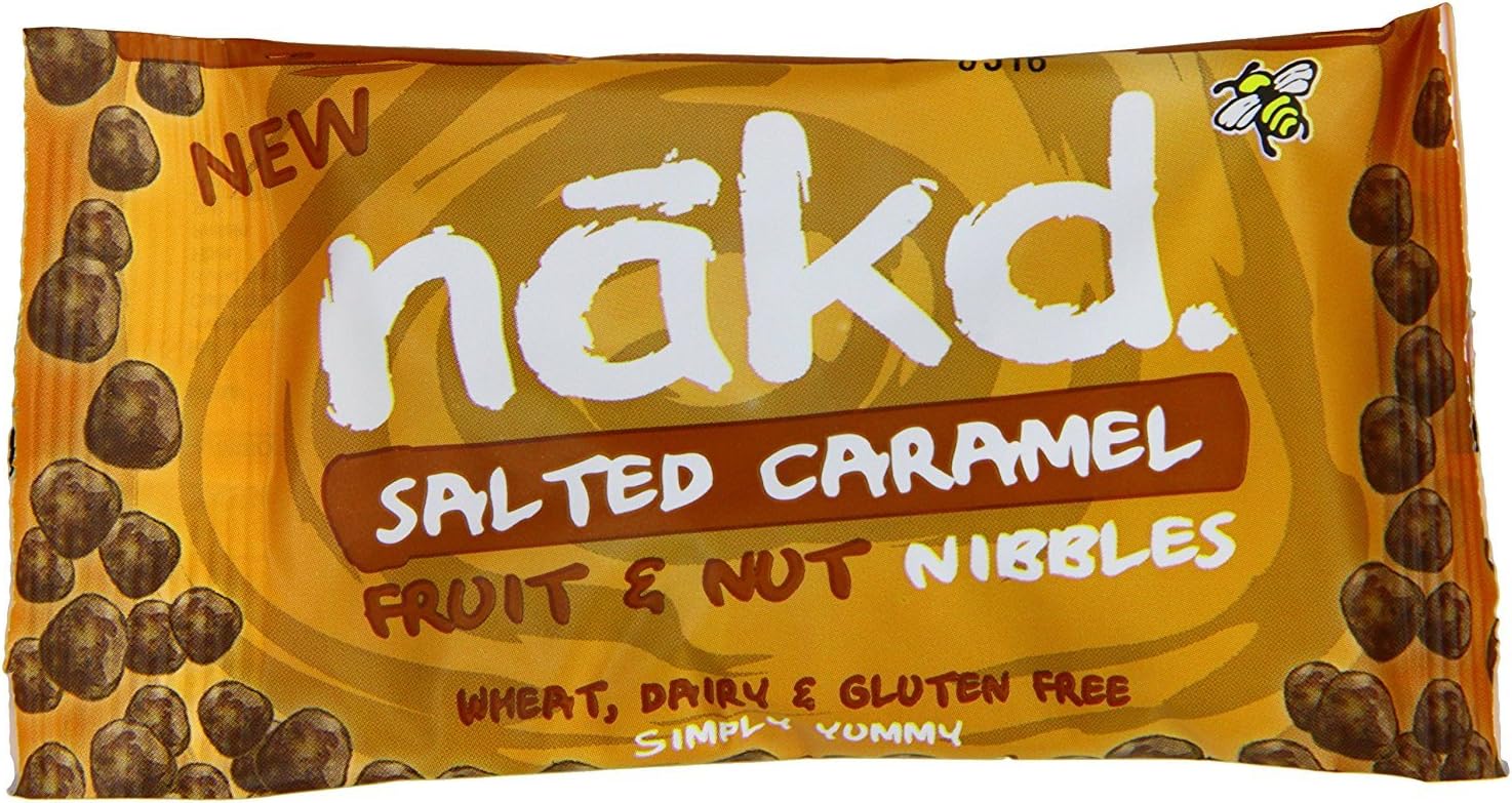 Nakd Salted Caramel Nibbles 40g (Pack of 18)