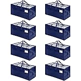 VENO 8 Pack Heavy Duty Moving Bags with Backpack Straps, Zippers & Handles, Extra Large Packing Bags for College Dorm Essentials, Moving Supplies Alternative to Cardboard Moving Boxes