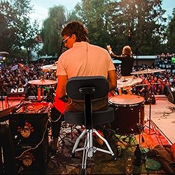 Ktaxon Drum Throne with Backrest, Oversized