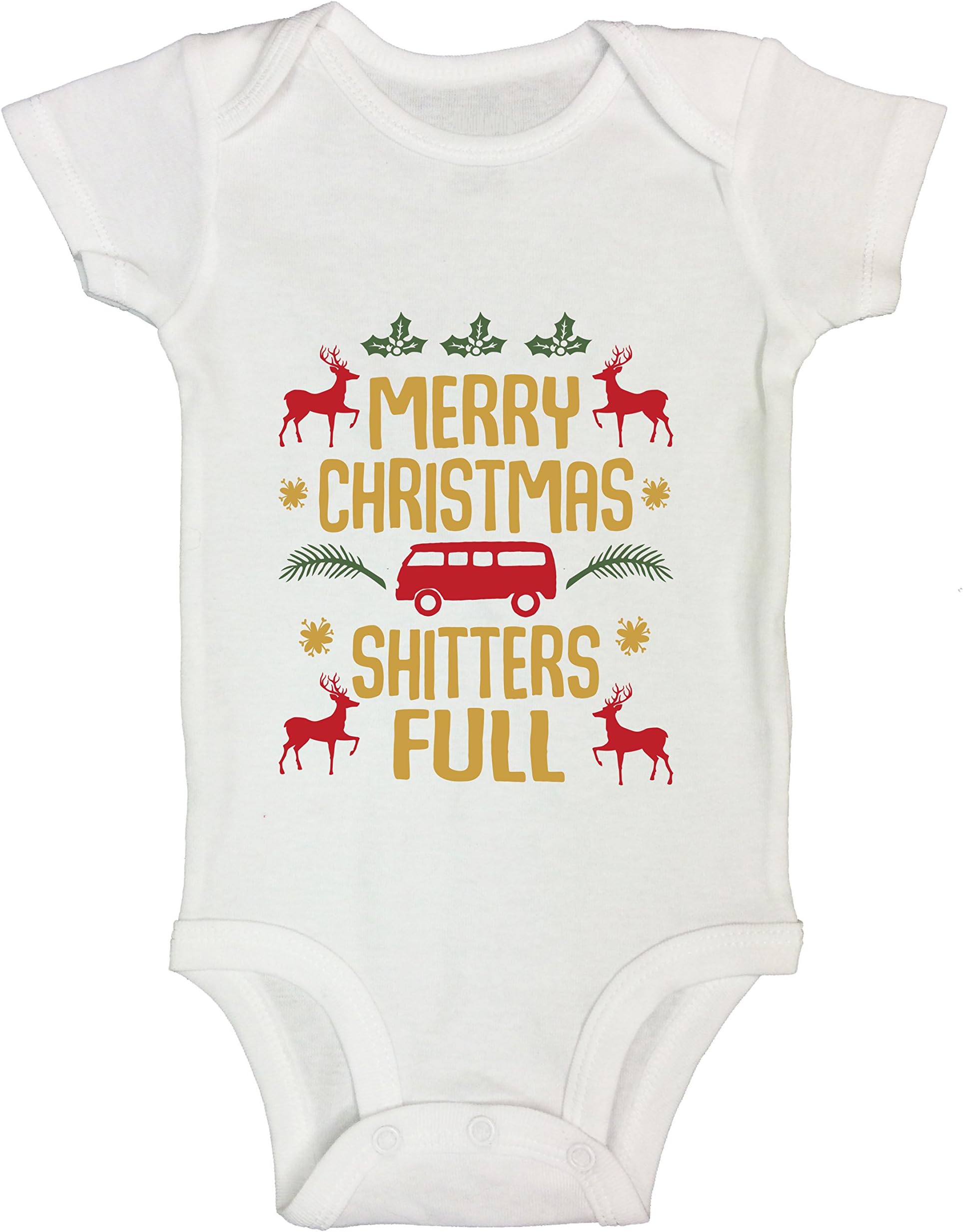 Christmas Vacation Onesie Shirt“Merry Christmas Shitters Full III”Funny Threadz