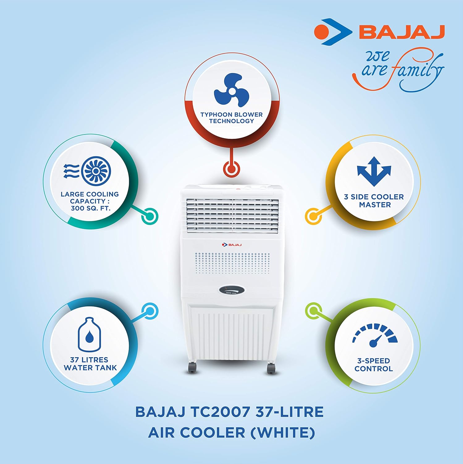 bajaj tc 2007 tower air cooler