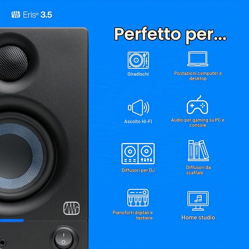 Eris 3.5 Gen 2 Monitor da Studio Nearfield 50W, Coppia