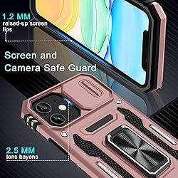 DEERLAMN Case for iPhone 11 with Slide Camera