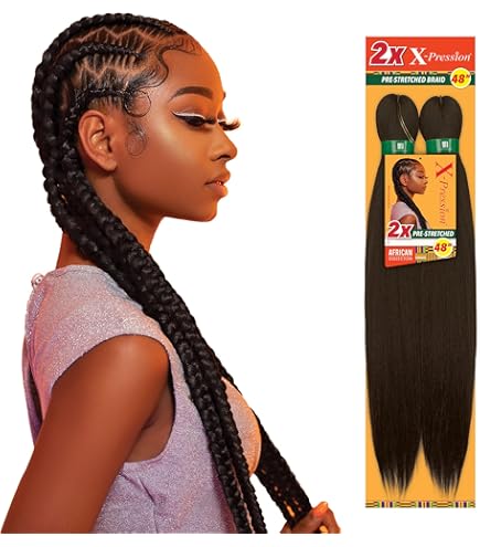Amazon.com : Sensationnel X-pression Prestretched Braiding Hair