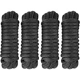 PACTHSD Boat Dock Lines 5/8" x 25ft Double Braided Nylon Dock Lines for Boats Pre-Spliced with a 15" Loop, Marine-Grade Boat Ropes for Docking, Boat Lines Dock Rope, Premium Marine Rope Mooring Lines
