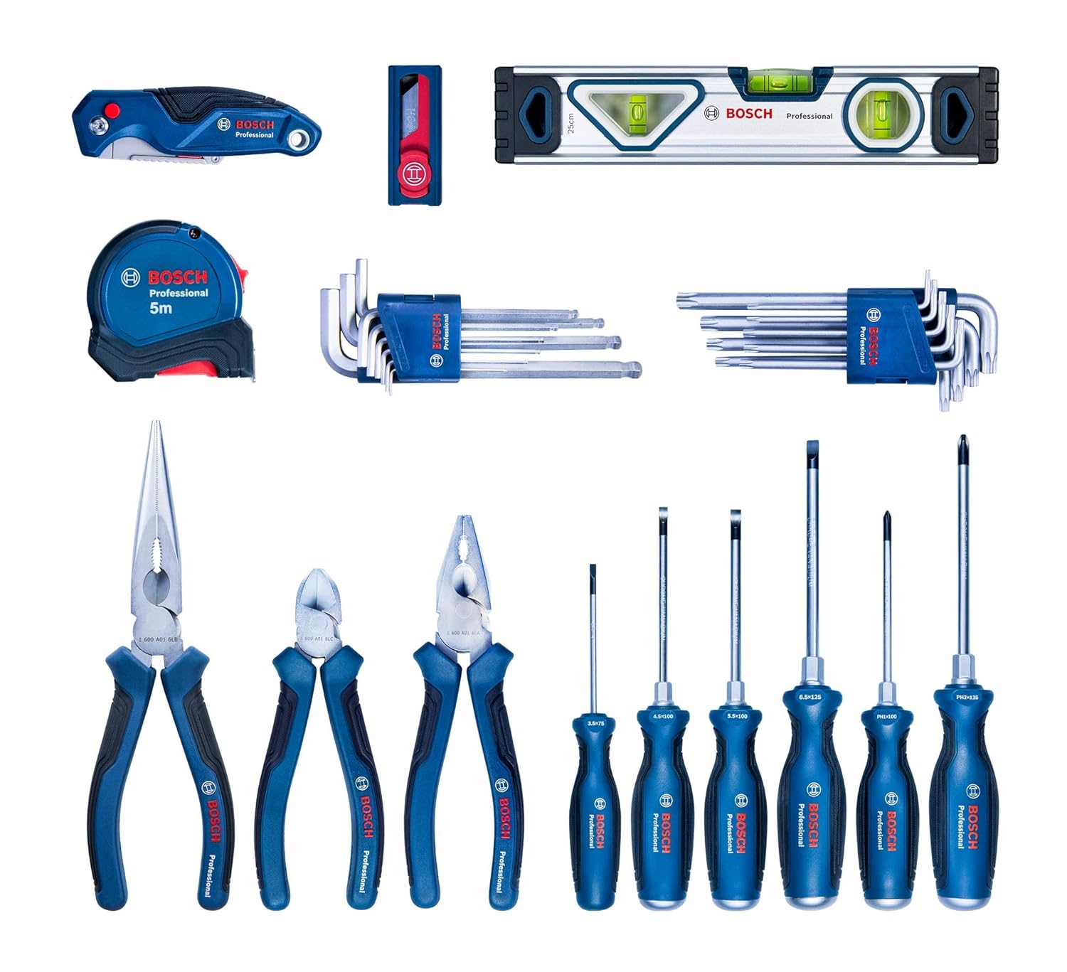 Hand Tools Bosch Professional 1600A016BW Professional Hand Tool Set 40