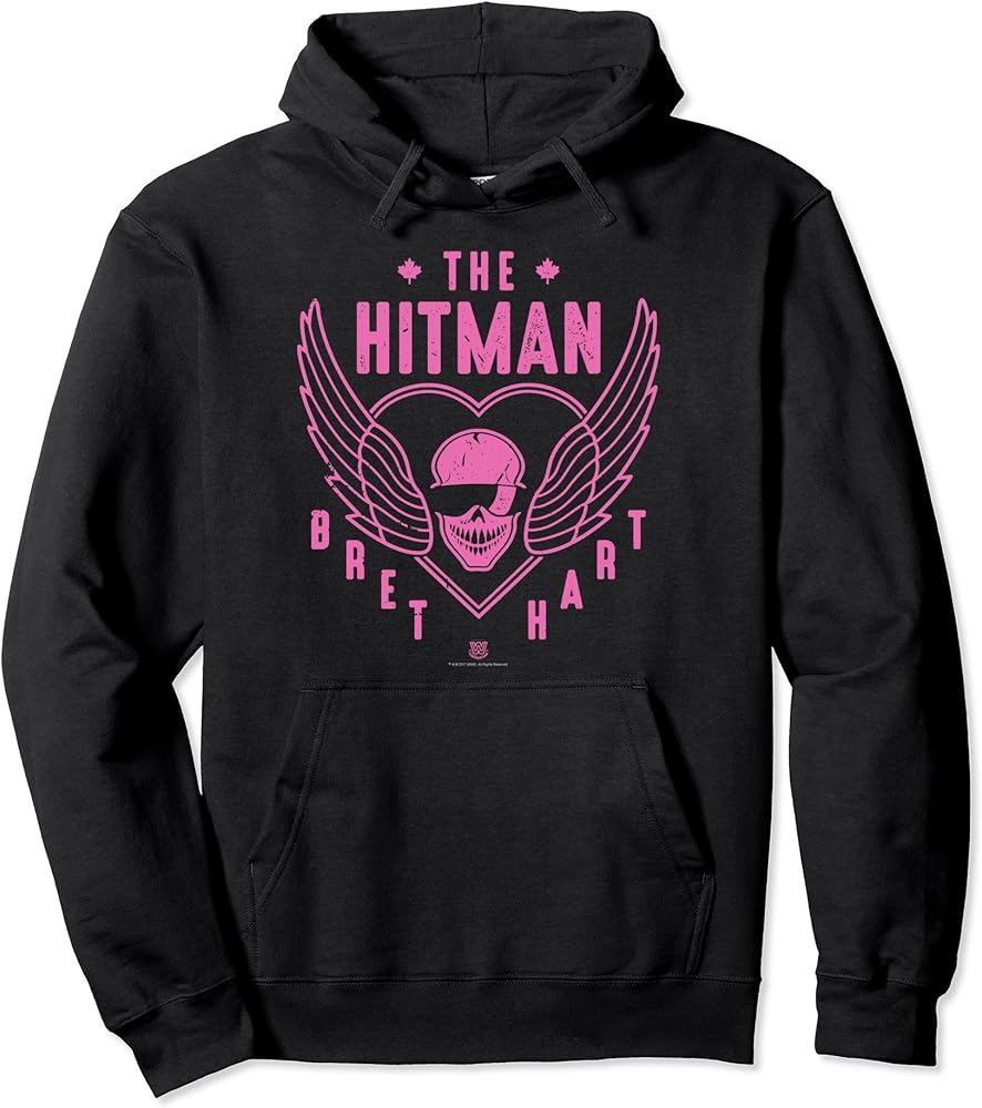 Wwe The Hitman Bret Hart 1 Color Skull Pullover Shirts Minaze