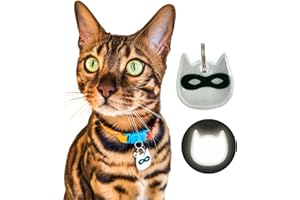 Kittyrama Reflective Cat Charm - Safety Tag. Lightweight, High Visibility, Waterproof. Fits All Collars.