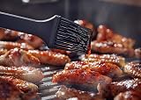 Weber Grill Brush 40cm Silicone Bristles Basting Oiling Dishwasher Safe Black view 5