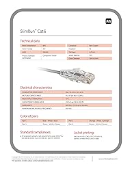 Monoprice Cat6 Ethernet Patch Cable, Snagless