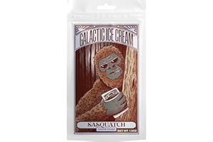 ROCKY MOUNTAIN FREEZE DRY Freeze Dried Ice Cream Gourmet Artisan Crafted Space Food - Vanilla Chocolate Strawberry Cookie Dough Cookies and Salted Caramel - Simple Ingredients - Galactic Freeze Dried Ice Cream (Sasquatch Cookie Dough)