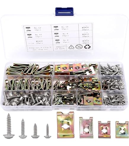 Amazon.com: Cal-Hawk CZPC170 Auto Car Clip & Screw Kit for Dash
