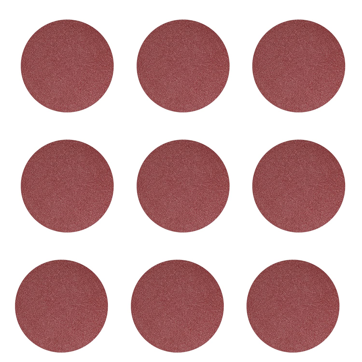 Utoolmart 7 inch Hook and Loop Sanding Disc 40 Grit Flocking Sand Paper Aluminum Oxide Round Sandpaper Disk Sander Sheet Abrasive Grinding Polishing Tool for Random Orbit Sande 20 pcs