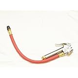 Amflo 150E-RET 10-90 PSI Bayonet Style Inflator Gauge with 12" Hose and Air Chuck, 1 Pack