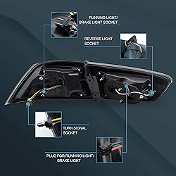 VLAND LED Tail lights Assembly Fit for Mitsubishi