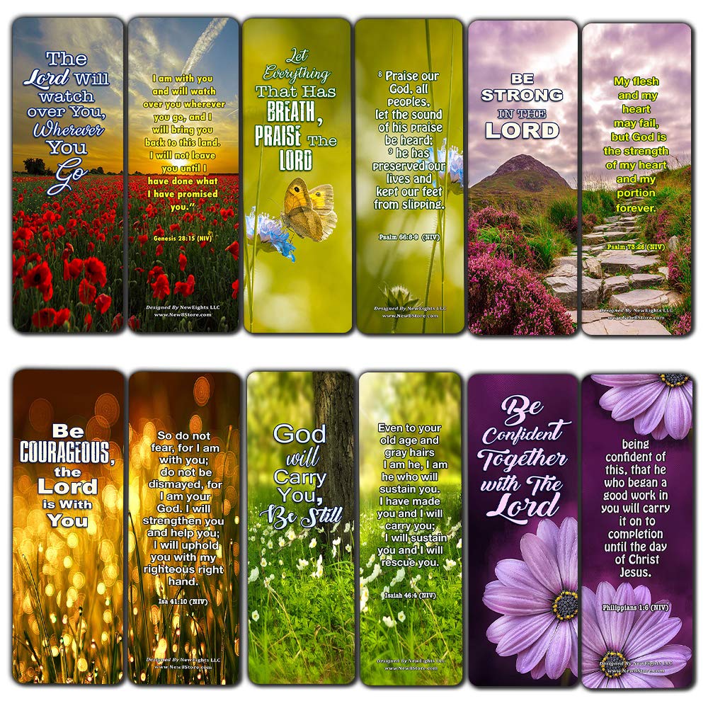 Bible Verses About Trusting God Bookmarks (30 Pack) - Handy Reminder About Develop Trust in God
