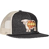 Lazy J Ranch Apache Hereford Bull Classic Trucker Rope Hat - Adjustable Unisex Country Hats