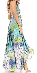 Sakkas 1817 - Lizi Womens Maxi High-Low Halter
