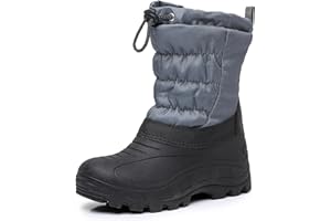 Felabo Kids Snow Boots for Boys & Girls – Warm Water-Resistant Winter Boots Easy to Put On (Toddler/Little Kid/Big Kid)