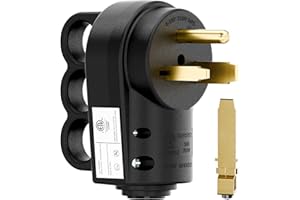 2-in-1 Nema 6-50P/6-30P Welder Plug, 30A/50A 250V Welder 3-Prong Male Plug, ETL Listed 30A Welder Plug