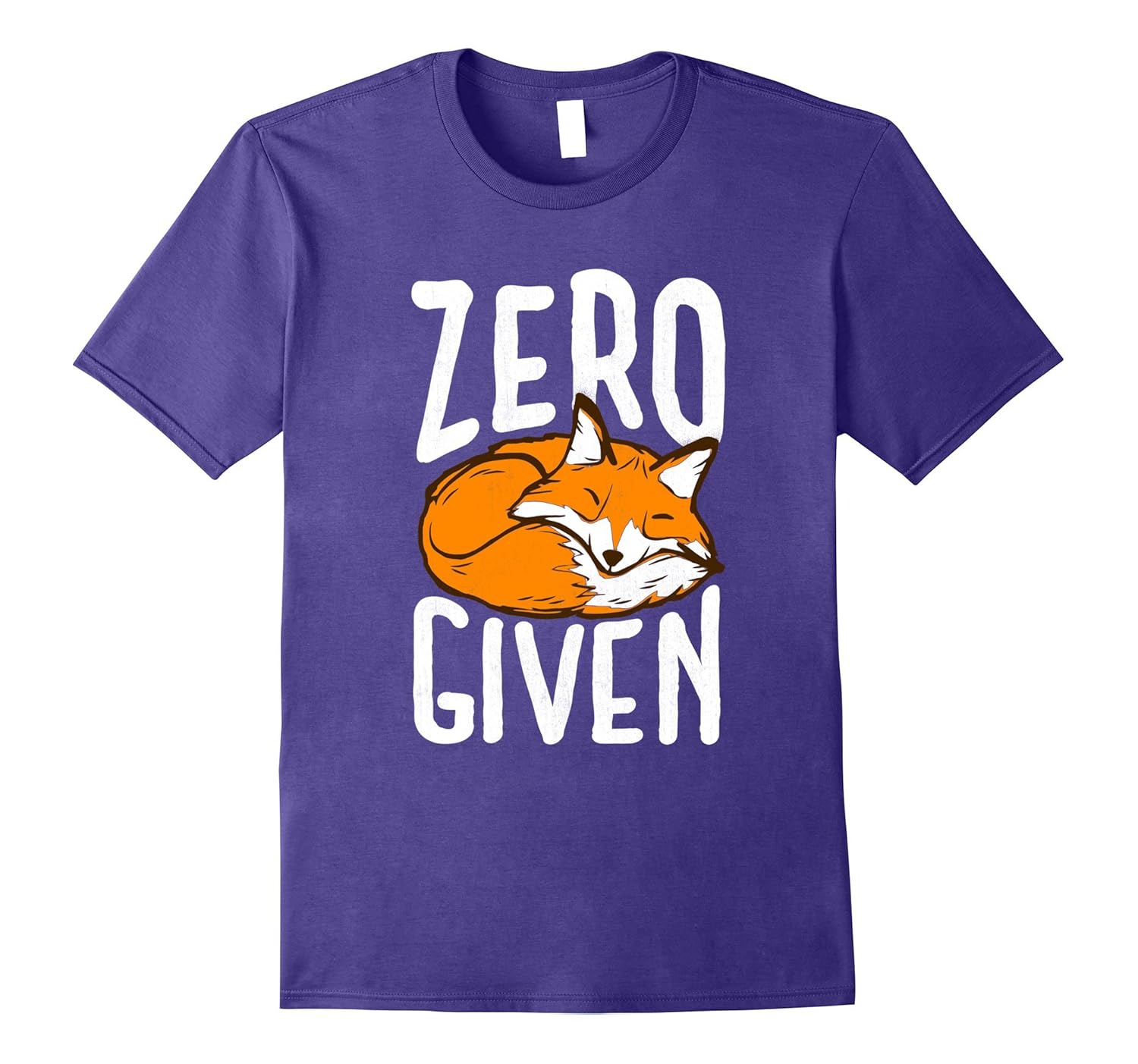 Zero Fox Given - Funny Pun Graphic Birthday Gift T-Shirt-Rose