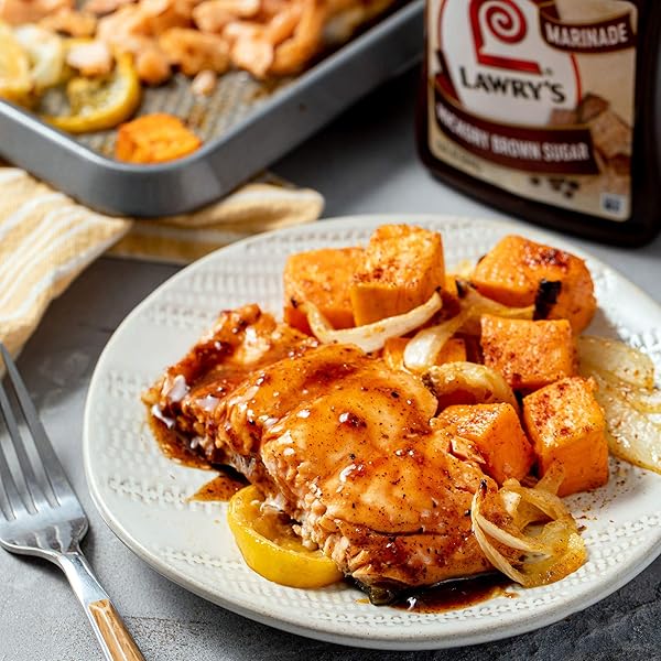 LAWRY’S HICKORY BROWN SUGAR MARINADE, 12 FL OZ