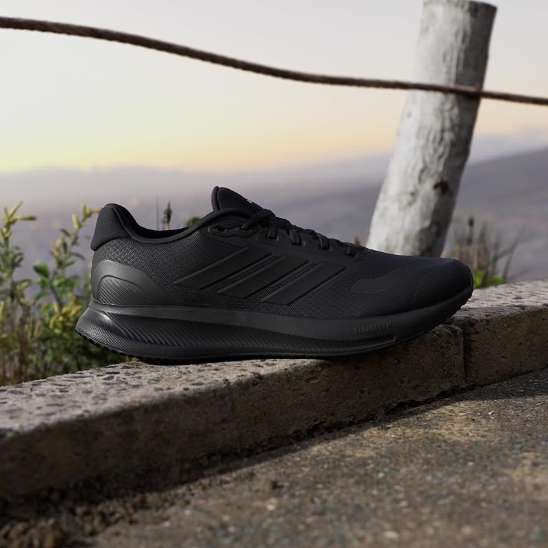 adidas Runfalcon 5 Running Shoes, Ténis Masculinos, Core Black Core Black Core Black, 42 EU