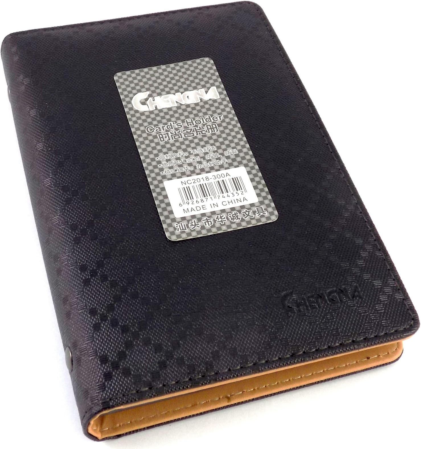 300 BUSINESS VISITING CARD NAME CARD HOLDER BOOK WALLET COVER POUCH ORGANIZER FOLDER