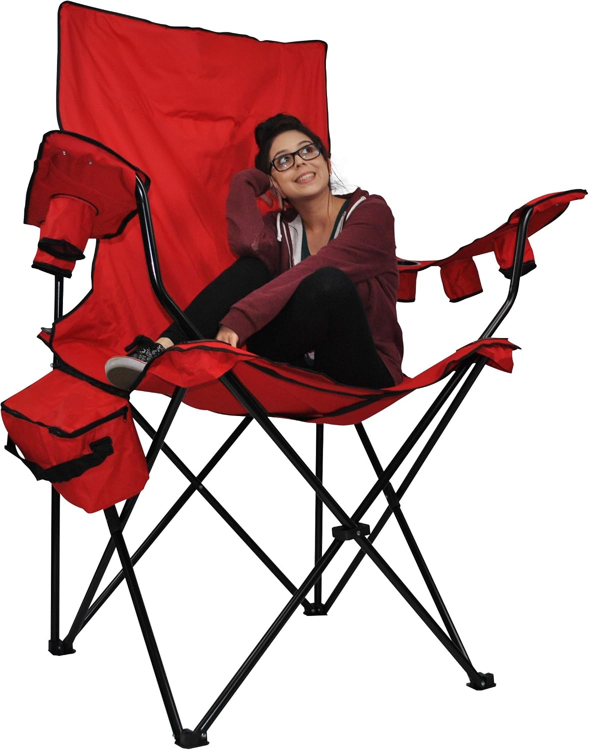 Amazon.com : Prime Time Outdoor Giant Kingpin Folding Chair Chair