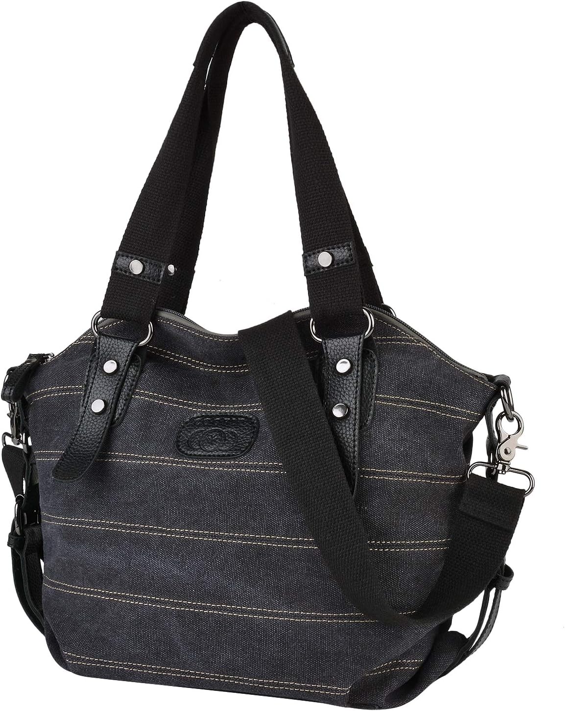 COOFIT Canvas Tote Bags Canvas Handbags Cross Body Shoulder Purse Bag Messenger Bag for Women Multi-Color