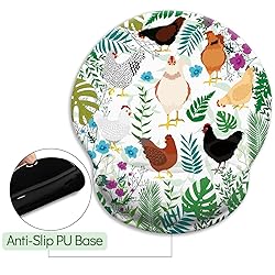 LIMKRIAN Chicken Ergonomic Mouse Pad with Wrist
